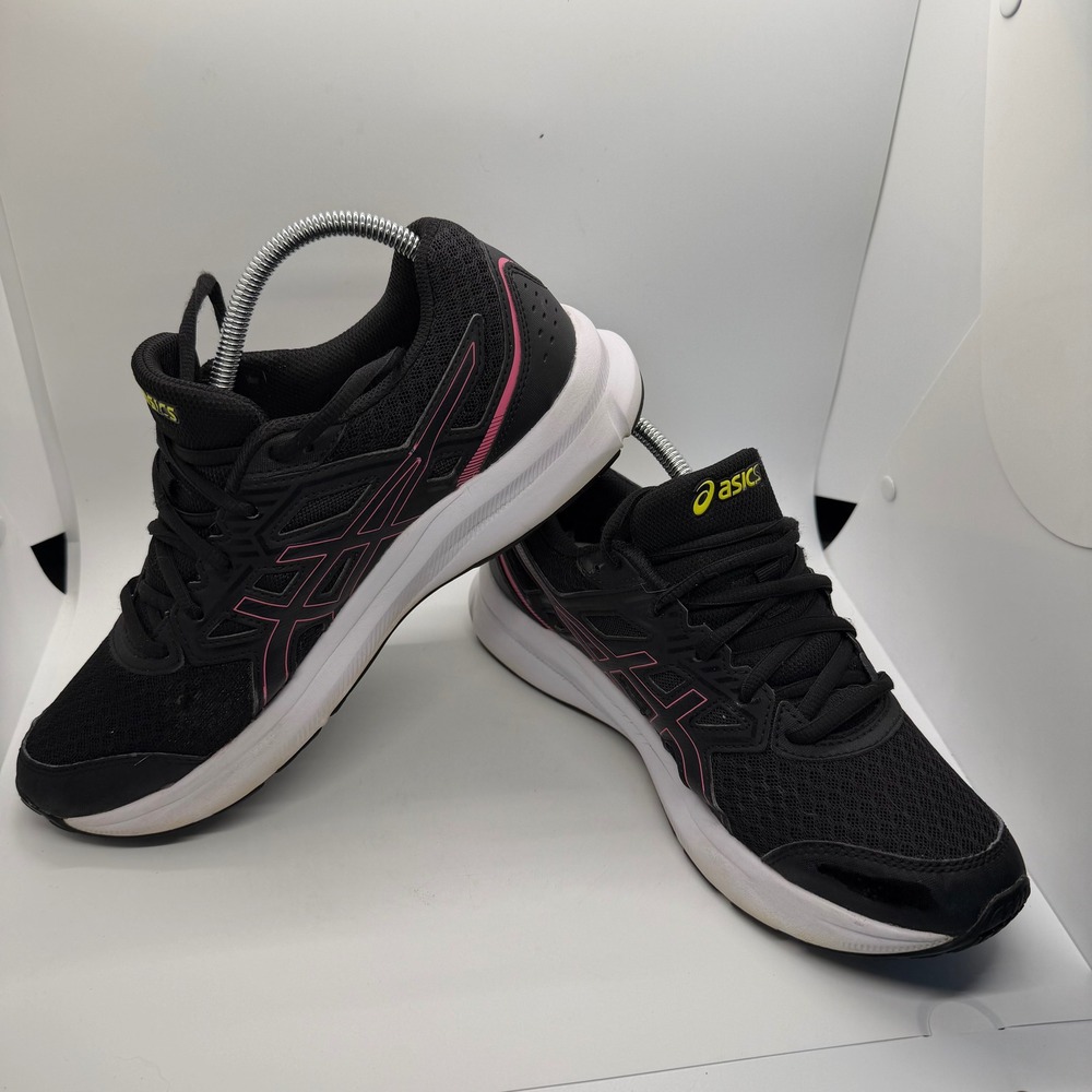 ASICS JOLT 3 Women's Black Pink Runningβ Shoes Athletic Sneakers Size 9.5 Gel